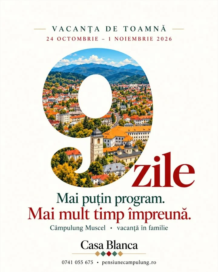Nouă zile în care programul poate fi puțin mai lejer.